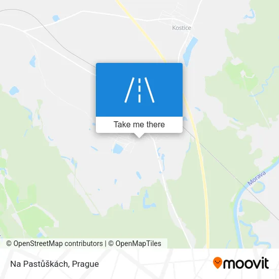 Карта Na Pastůškách
