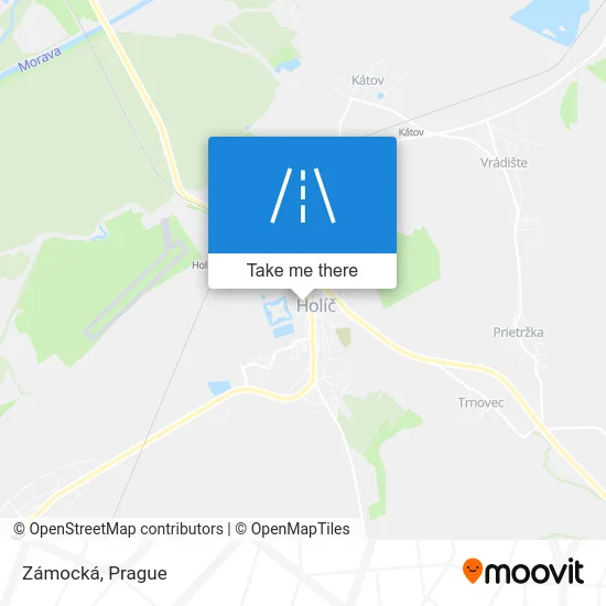 Карта Zámocká