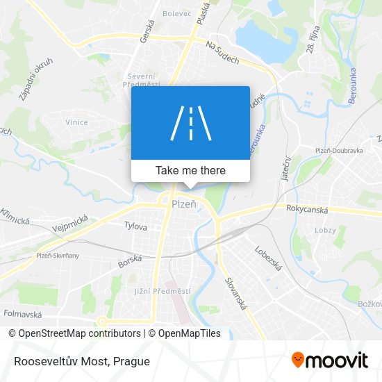 Rooseveltův Most map