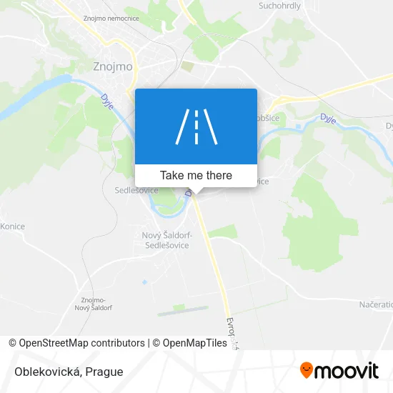 Карта Oblekovická