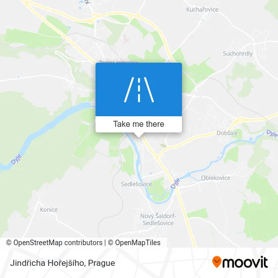 Карта Jindřicha Hořejšího