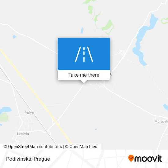 Карта Podivínská