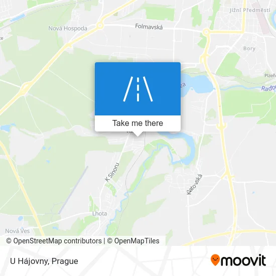 Карта U Hájovny