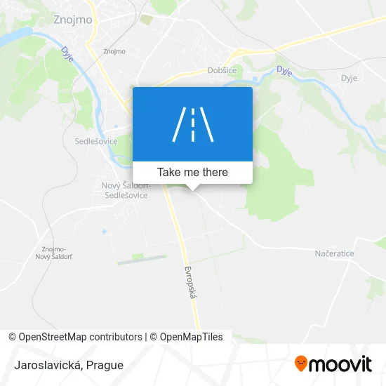 Карта Jaroslavická