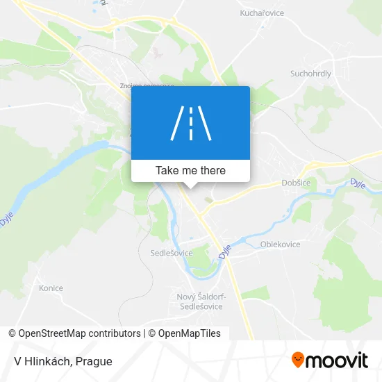 Карта V Hlinkách
