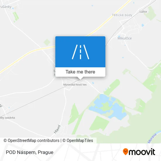 Карта POD Náspem