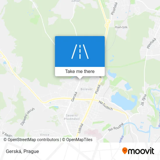 Карта Gerská