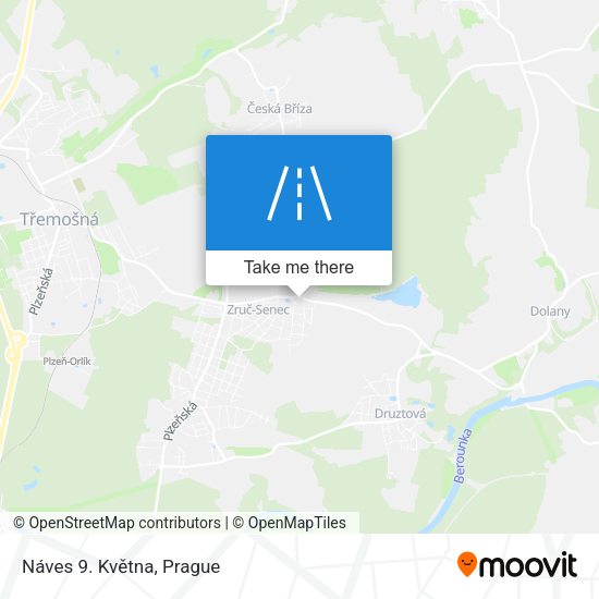 Náves 9. Května map