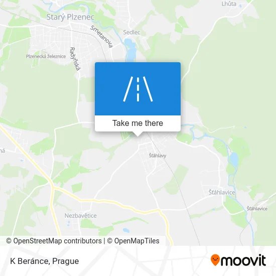 Карта K Beránce