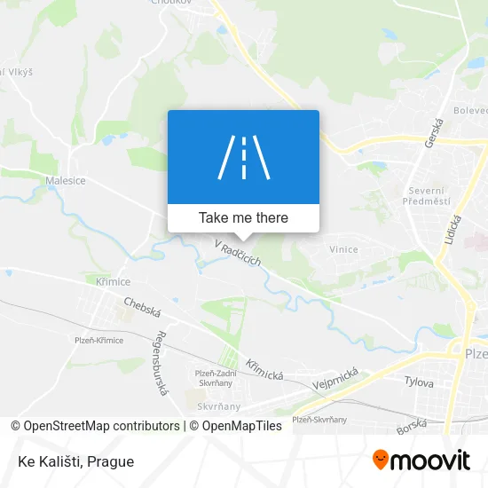 Карта Ke Kališti