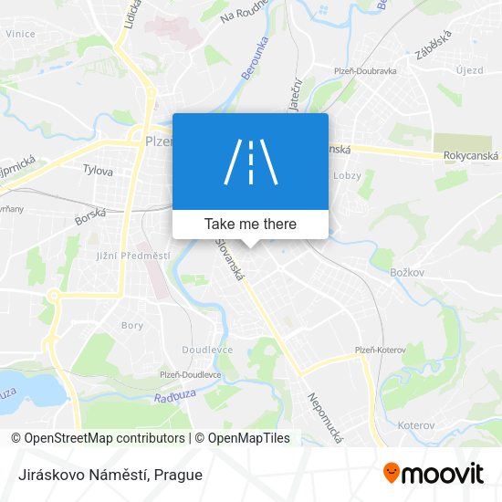 Jiráskovo Náměstí map