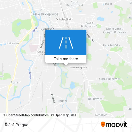 Карта Říční