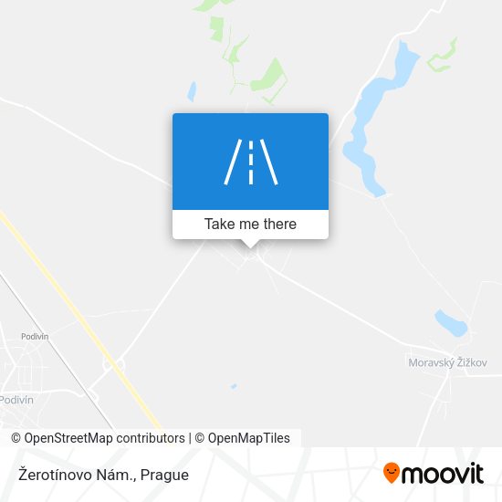 Žerotínovo Nám. map