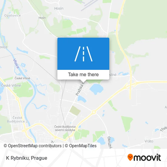 Карта K Rybníku