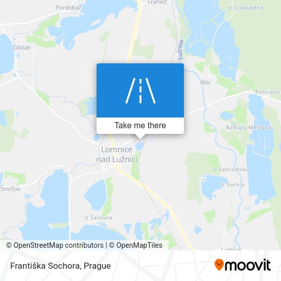 Františka Sochora map