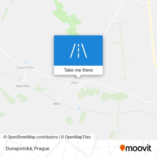 Dunajovická map