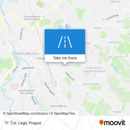 Tř. Čsl. Legií map