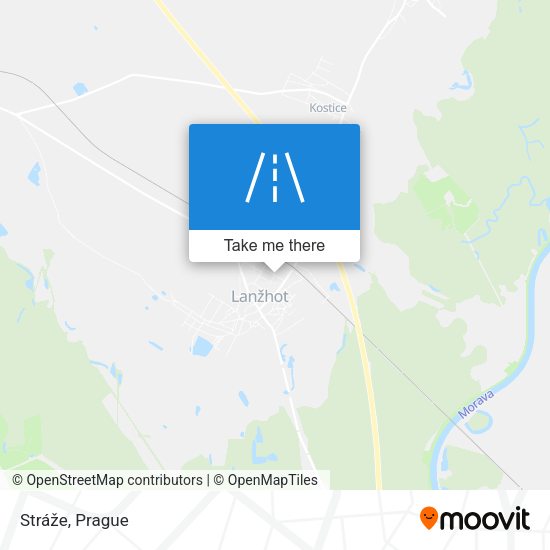Карта Stráže