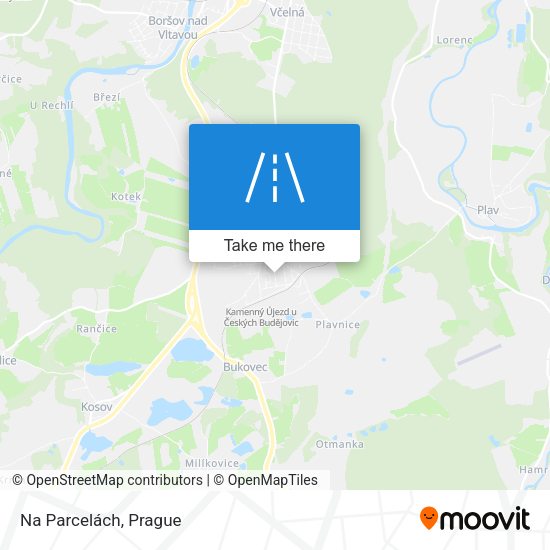 Карта Na Parcelách