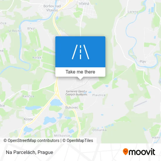 Карта Na Parcelách