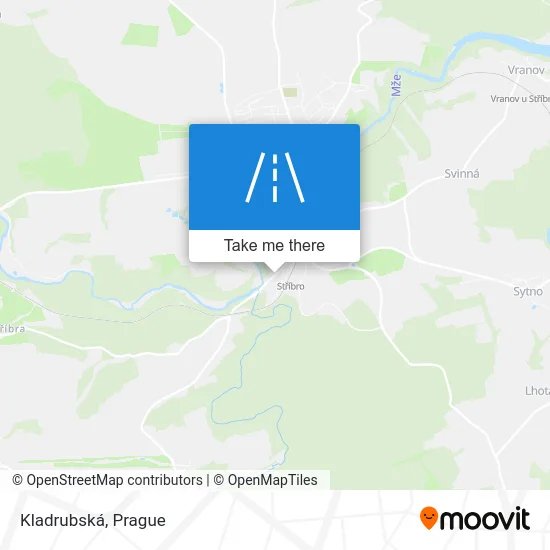 Карта Kladrubská