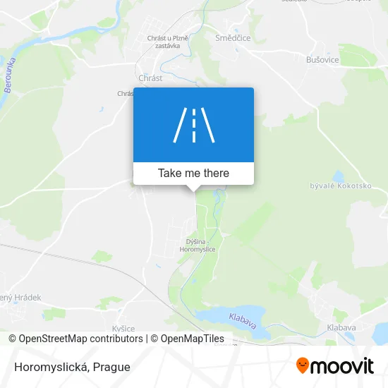 Карта Horomyslická