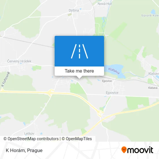 Карта K Horám