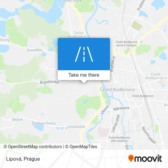 Карта Lipová