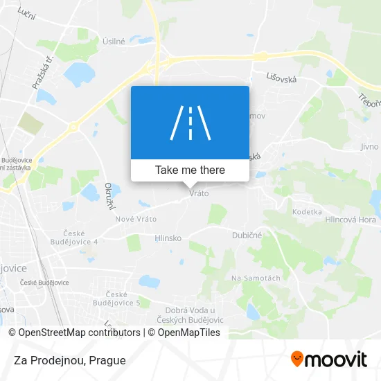 Карта Za Prodejnou