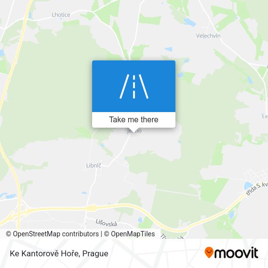 Ke Kantorově Hoře map