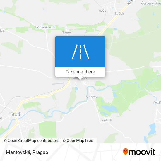 Карта Mantovská