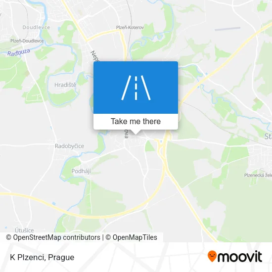 Карта K Plzenci