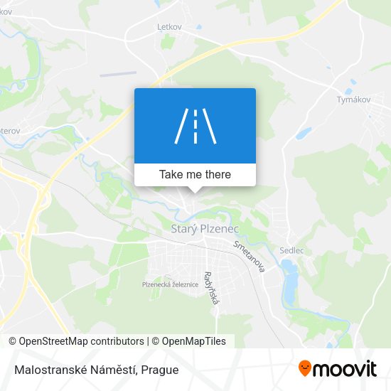 Malostranské Náměstí map
