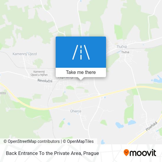 Back Entrance To the Private Area map