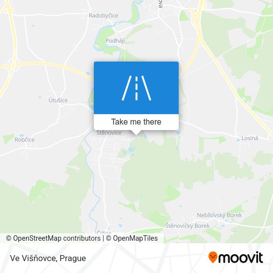Ve Višňovce map