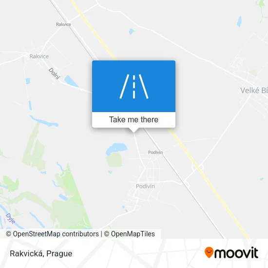 Карта Rakvická