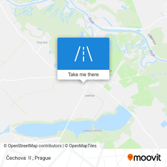 Čechova Ⅱ map