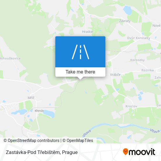 Zastávka-Pod Třebištěm map