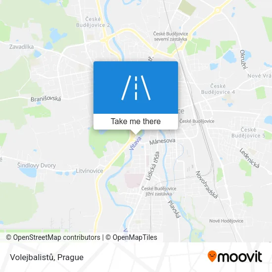 Карта Volejbalistů