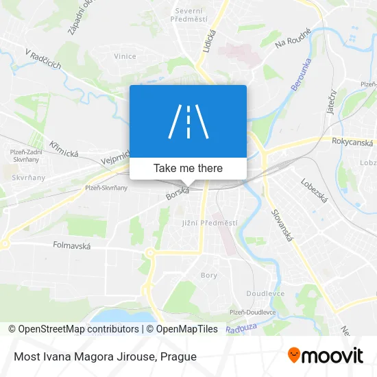 Карта Most Ivana Magora Jirouse