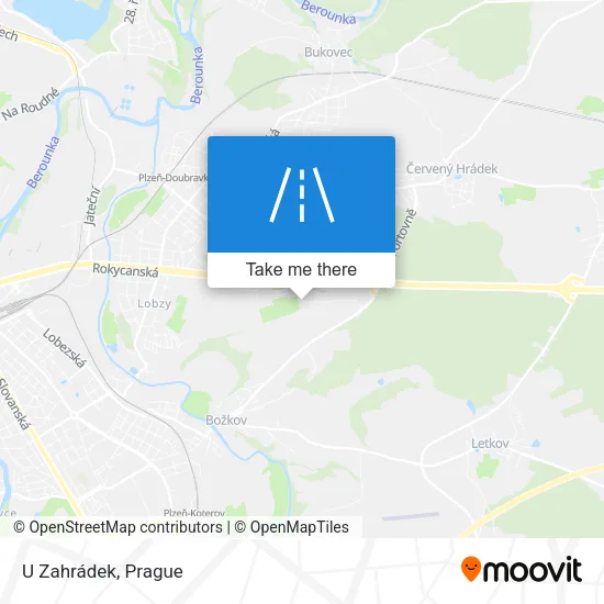 Карта U Zahrádek