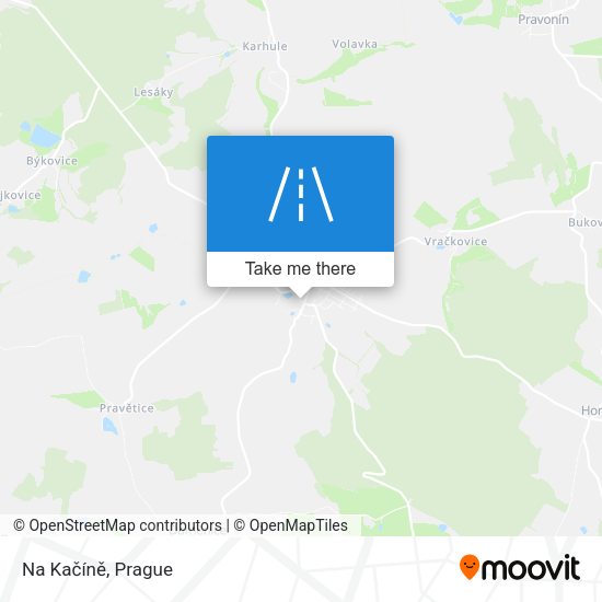 Na Kačíně map