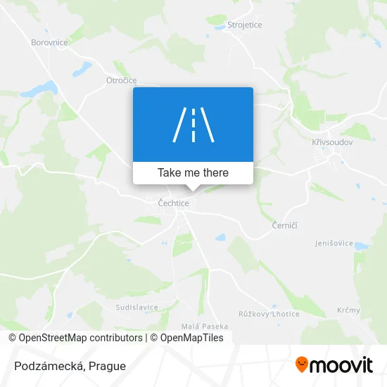 Карта Podzámecká