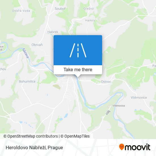 Heroldovo Nábřeží map