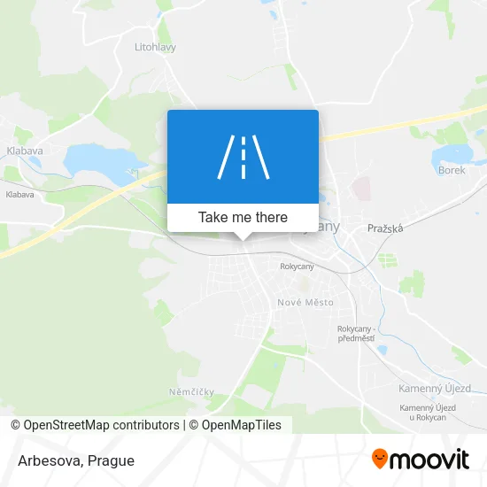 Карта Arbesova