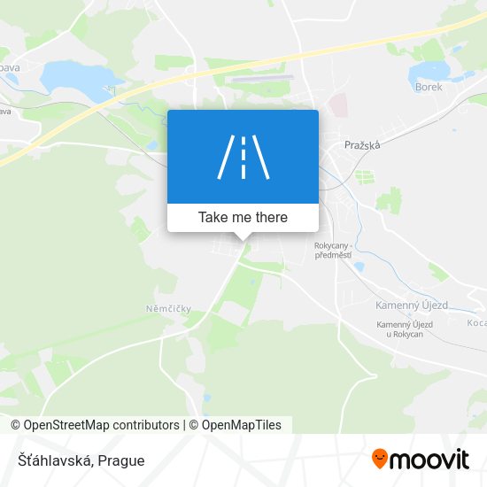 Šťáhlavská map