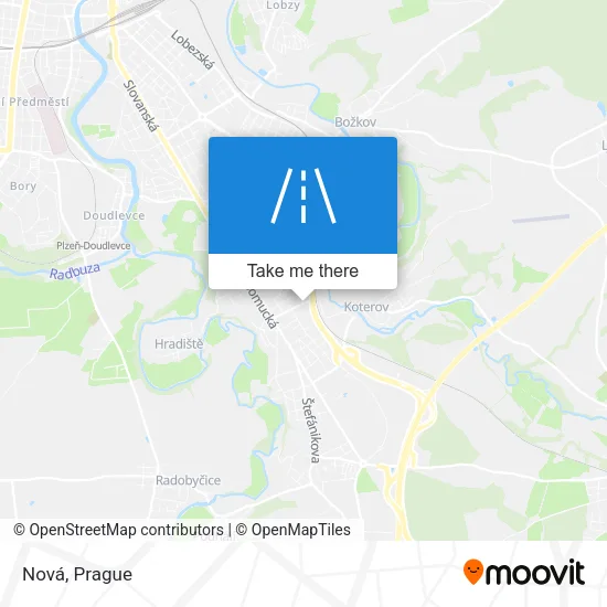 Карта Nová