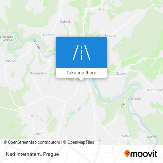 Карта Nad Internátem