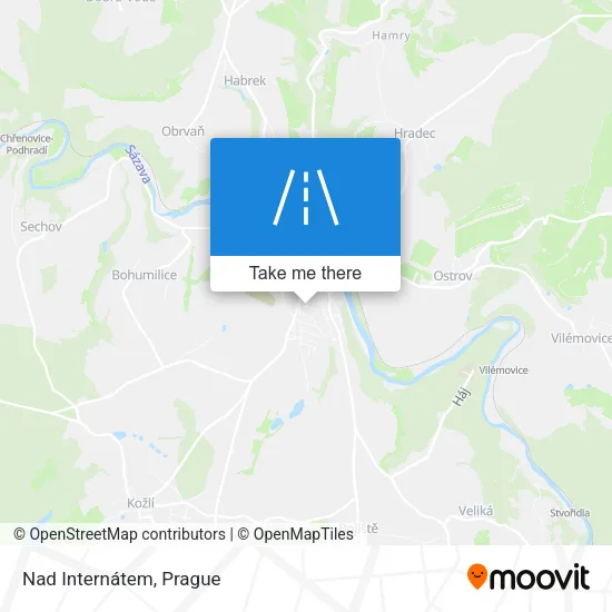 Карта Nad Internátem