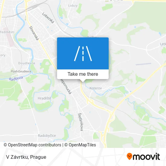 Карта V Závrtku
